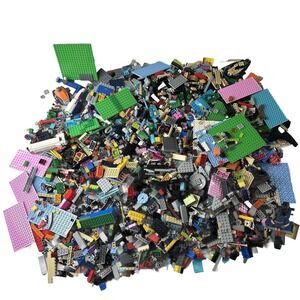 10 Pounds of Loose LEGO Bricks - Bulk Lot - Assorted Colors and Shapes, Pieces